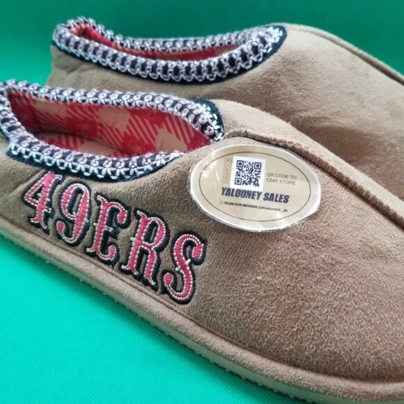 Foco San Francisco 49ers Slippers NFL NEW IN BOX Men's Medium 9-10 - Picture 6 of 13